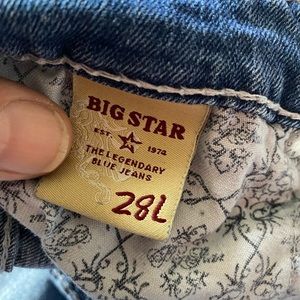 Big star sweet ultra low rise jeans
